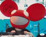 DEADMAU5 SIGNED 8X10 PHOTO JSA JOEL ZIMMERMAN