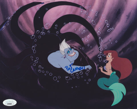 PAT CARROLL SIGNED THE LITTLE MERMAID URSULA 8X10 PHOTO 2 JSA
