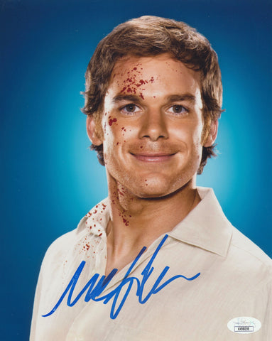 MICHAEL C HALL SIGNED DEXTER 8X10 PHOTO JSA