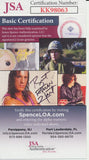 DOLPH LUNDGREN SIGNED ARROW 8X10 PHOTO JSA