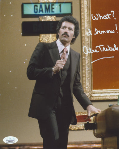 ALEX TREBEK SIGNED JEOPARDY 8X10 PHOTO 3 JSA