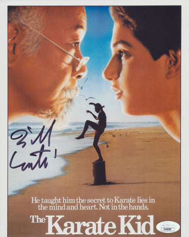 BILL CONTI SIGNED THE KARATE KID 8X10 PHOTO JSA