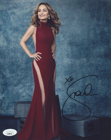 GIADA DE LAURENTIIS SIGNED FOOD NETWORK 8X10 PHOTO JSA