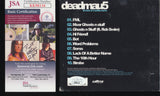 DEADMAU5 SIGNED FOR LACK OF A BETTER NAME CD COVER JSA JOEL ZIMMERMAN