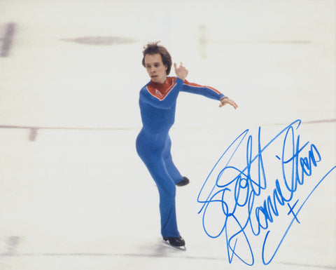 SCOTT HAMILTON SIGNED 1984 OLYMPIC FIGURE SKATING 8X10 PHOTO 3