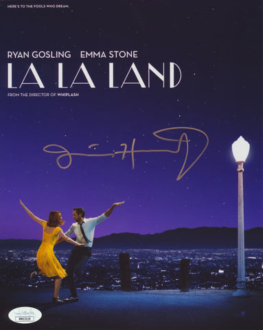 JUSTIN HURWITZ SIGNED LA LA LAND 8X10 PHOTO JSA