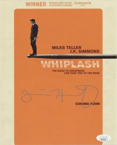 JUSTIN HURWITZ SIGNED WHIPLASH 8X10 PHOTO JSA
