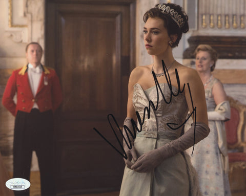 VANESSA KIRBY SIGNED THE CROWN 8X10 PHOTO JSA