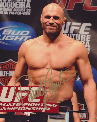 RANDY COUTURE SIGNED UFC 8X10 PHOTO 7