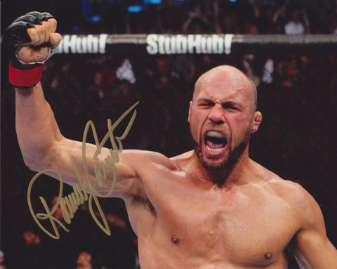 RANDY COUTURE SIGNED UFC 8X10 PHOTO 4