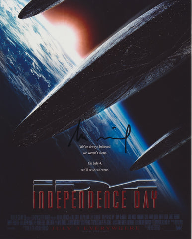 ROLAND EMMERICH SIGNED INDEPENDENCE DAY 8X10 PHOTO