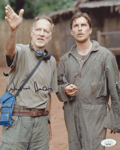 WERNER HERZOG SIGNED RESCUE DAWN 8X10 PHOTO JSA