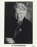 DR RUTH WESTHEIMER SIGNED 8X10 PHOTO JSA