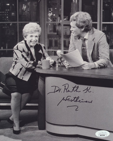DR RUTH WESTHEIMER SIGNED 8X10 PHOTO 2 JSA