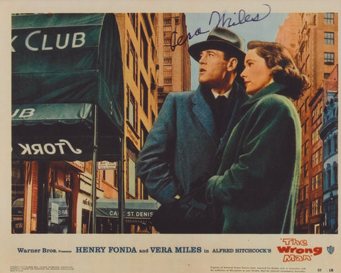 VERA MILES SIGNED THE WRONG MAN 8X10 PHOTO