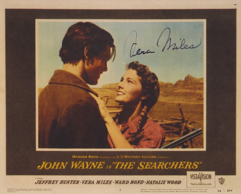 VERA MILES SIGNED THE SEARCHERS 8X10 PHOTO