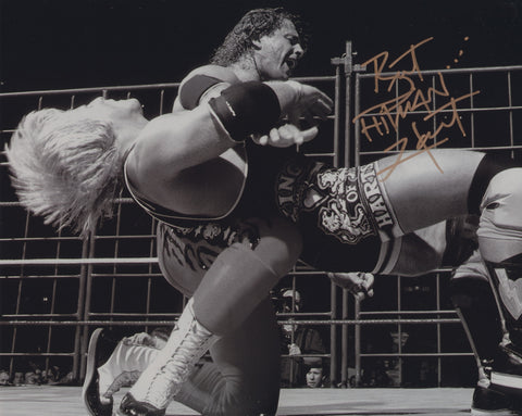 BRET THE HITMAN HART SIGNED WWE WWF 8X10 PHOTO 18