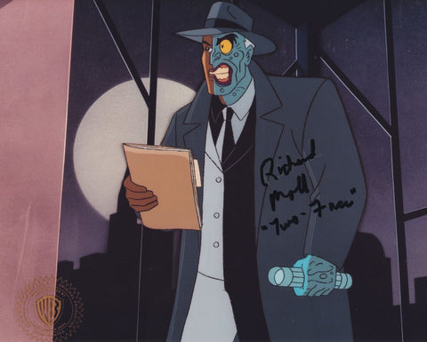 RICHARD MOLL SIGNED BATMAN: THE ANIMATED SERIES 8X10 PHOTO