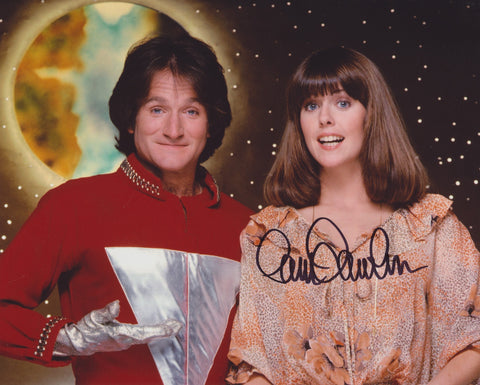 PAM DAWBER SIGNED MORK & MINDY 8X10 PHOTO