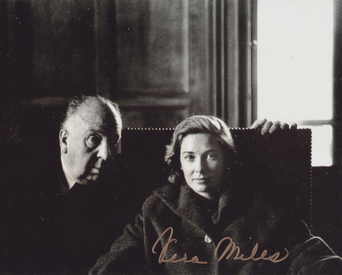 VERA MILES SIGNED ALFRED HITCHCOCK 8X10 PHOTO