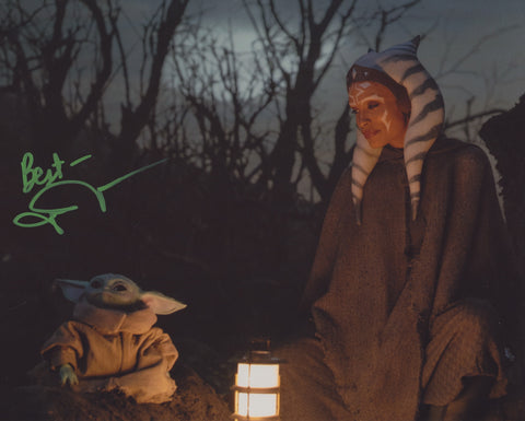 JOHN ROSENGRANT SIGNED STAR WARS THE MANDALORIAN BABY YODA 8X10 PHOTO 7