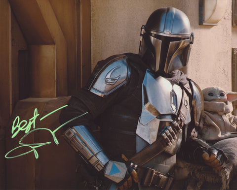 JOHN ROSENGRANT SIGNED STAR WARS THE MANDALORIAN BABY YODA 8X10 PHOTO 10