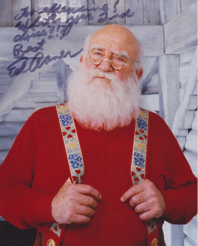 ED ASNER SIGNED ELF 8X10 PHOTO 3