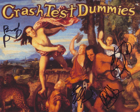 CRASH TEST DUMMIES SIGNED 8X10 PHOTO