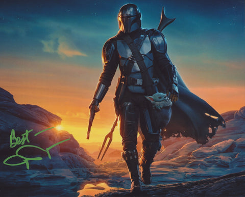 JOHN ROSENGRANT SIGNED STAR WARS THE MANDALORIAN BABY YODA 8X10 PHOTO 20