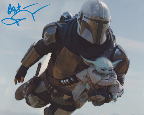 JOHN ROSENGRANT SIGNED STAR WARS THE MANDALORIAN BABY YODA 8X10 PHOTO 23