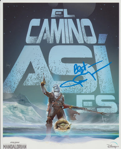 JOHN ROSENGRANT SIGNED STAR WARS THE MANDALORIAN BABY YODA 8X10 PHOTO 25