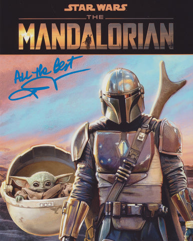 JOHN ROSENGRANT SIGNED STAR WARS THE MANDALORIAN BABY YODA 8X10 PHOTO 26