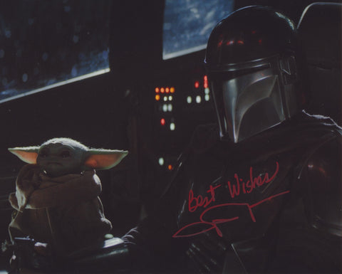 JOHN ROSENGRANT SIGNED STAR WARS THE MANDALORIAN BABY YODA 8X10 PHOTO 27