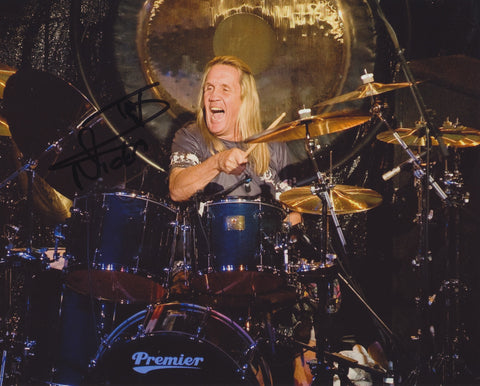 NICKO MCBRAIN SIGNED IRON MAIDEN 8X10 PHOTO 4