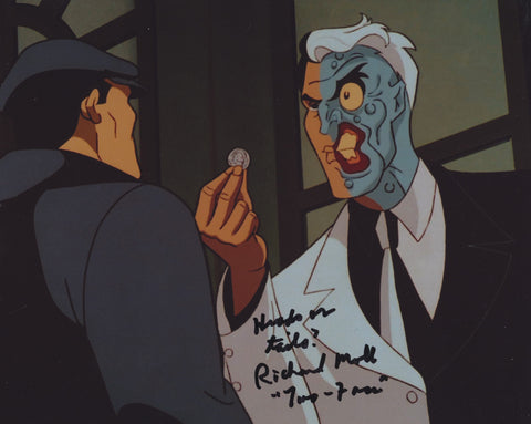 RICHARD MOLL SIGNED BATMAN: THE ANIMATED SERIES 8X10 PHOTO 4