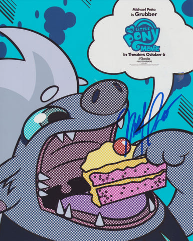 MICHAEL PENA SIGNED MY LITTLE PONY 8X10 PHOTO