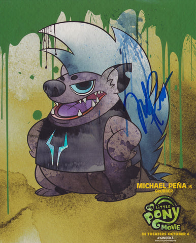 MICHAEL PENA SIGNED MY LITTLE PONY 8X10 PHOTO 2