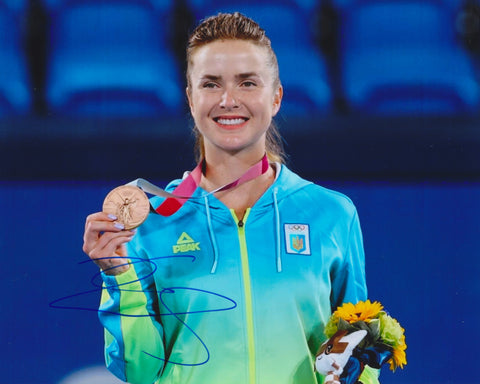 ELINA SVITOLINA SIGNED WTA OLYMPIC TENNIS 8X10 PHOTO