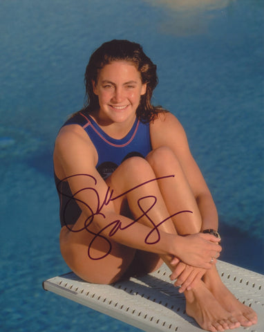SUMMER SANDERS SIGNED OLYMPIC SWIMMING 8X10 PHOTO 2