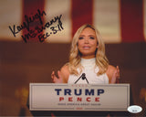 KEIGHLEY MCENANY SIGNED US PRESS SECRETARY MAGA 8X10 PHOTO 2 JSA