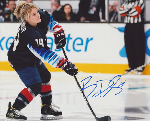 BRIANNA DECKER SIGNED TEAM USA OLYMPIC HOCKEY 8X10 PHOTO 3