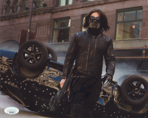 SEBASTIAN STAN SIGNED CAPTAIN AMERICA: THE WINTER SOLDIER 8X10 PHOTO MARVEL JSA