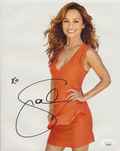 GIADA DE LAURENTIIS SIGNED FOOD NETWORK 8X10 PHOTO 6 JSA