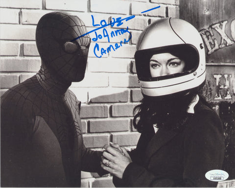 JOANNA CAMERON SIGNED SPIDER-MAN STRIKES BACK 8X10 PHOTO JSA