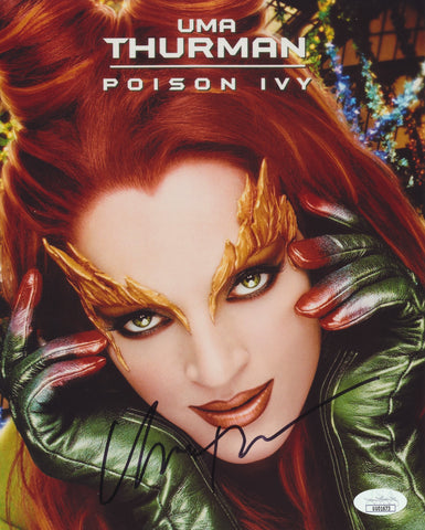 UMA THURMAN SIGNED BATMAN & ROBIN POISON IVY 8X10 PHOTO JSA