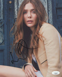 ELIZABETH OLSEN SIGNED 8X10 PHOTO JSA