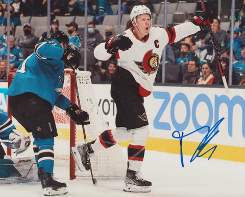 BRADY TKACHUK SIGNED OTTAWA SENATORS 8X10 PHOTO 2