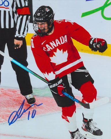 SARAH FILLIER SIGNED TEAM CANADA 8X10 PHOTO 3