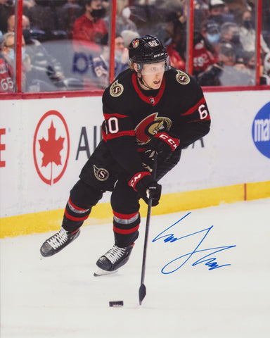 LASSI THOMSON SIGNED OTTAWA SENATORS 8X10 PHOTO