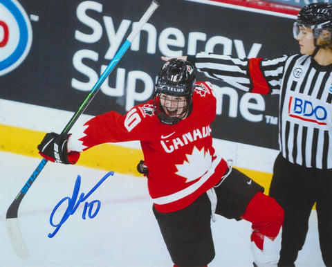 SARAH FILLIER SIGNED TEAM CANADA 8X10 PHOTO